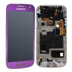 Samsung I9190 Galaxy S4 Mini kijelz� (LCD)+�rint�k�perny�, lila